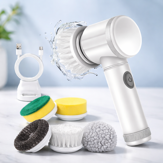 Cleanyx™ – Bezprzewodowa Szczotka Obrotowa 5w1 | Maksymalna Czystość Bez Wysiłku